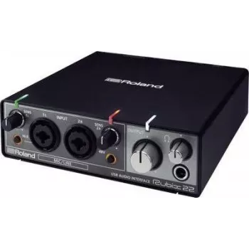 Roland Rubix22 - desktop - zwart - USB - 24-bit/192kHz - 44.1,48,96,192 kHz - USB (417431A99)