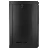 Extralink Lite 12U 530X400 wandmontage serverrack zwart met legbord