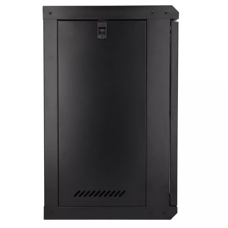 Extralink Lite 12U 530X400 wandmontage serverrack zwart met legbord