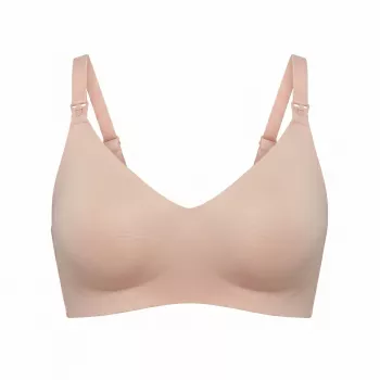 Momcozy voedingsbeha YN21 (XL) van Momcozy – naadloos, beige, XL voedings-/voedingsbeha