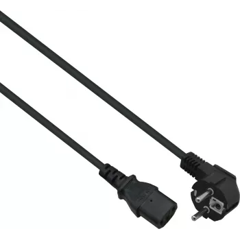 Netkabel Helos 262654 zwart 1,8 m CEE 7/7 IEC C13