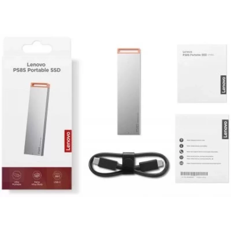 Externe solid-state-drive Lenovo 4XB1T88412 1 TB USB Type-C 3.2 Gen 2 (grijs)