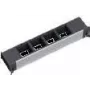 Verlengsnoer Bachmann 909.000 indoor zwart aluminium