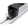 Stekkerdoos Bachmann STEP ALU 1x USB 1x custom-module 2x stopcontact