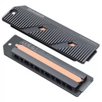 GrauGear G-PS5HS05+ heatpipe-koeler en M.2 NVMe SSD-koeloplossing voor PlayStation 5 slim & Pro, grijs