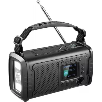 Sandberg Survivor DAB+ radio all-in-1 20000 mAh powerbank zwart