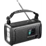 Sandberg Survivor DAB+ radio all-in-1 20000 mAh powerbank zwart