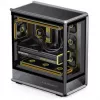 Jonsbo D401 pc-behuizing, midi tower, ATX, gehard glas – zwart