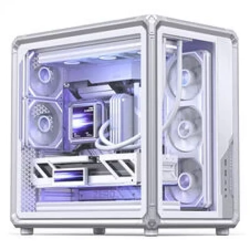 Jonsbo X400 pc-behuizing, midi tower, ATX, gehard glas – wit