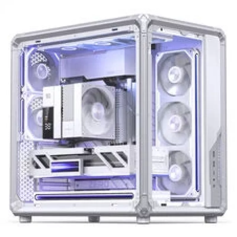Jonsbo X400 pc-behuizing, midi tower, ATX, gehard glas – wit