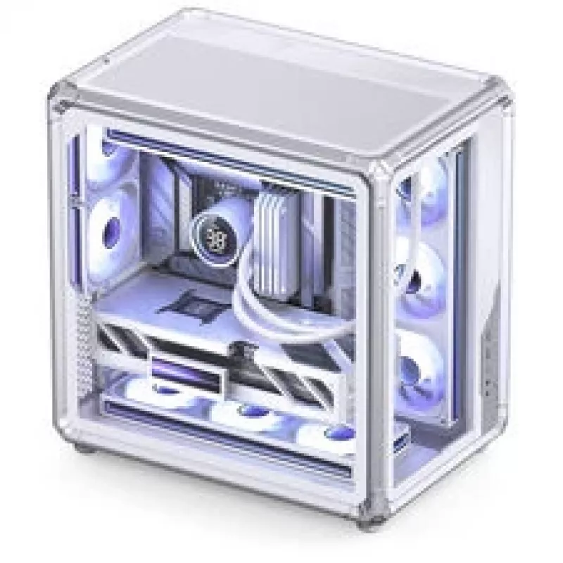 Jonsbo X400 pc-behuizing, midi tower, ATX, gehard glas – wit