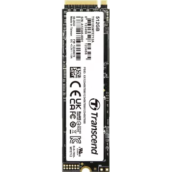 Transcend MTE712A - SSD - versleuteld - 512 GB - intern - M.2 2280 (dubbelzijdig) - PCIe 4.0 x4 (NVMe) - 256-bit AES - Self-Encrypting Drive (SED), TCG Opal Encryption 2.0 (TS512