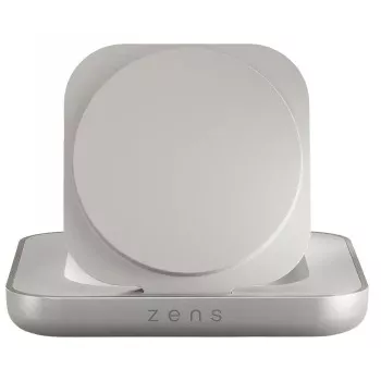 Draadloze magnetische nachtkastlader Zens ZESC20W/00 — wit, MagSafe-compatibel 15W draadloos laden