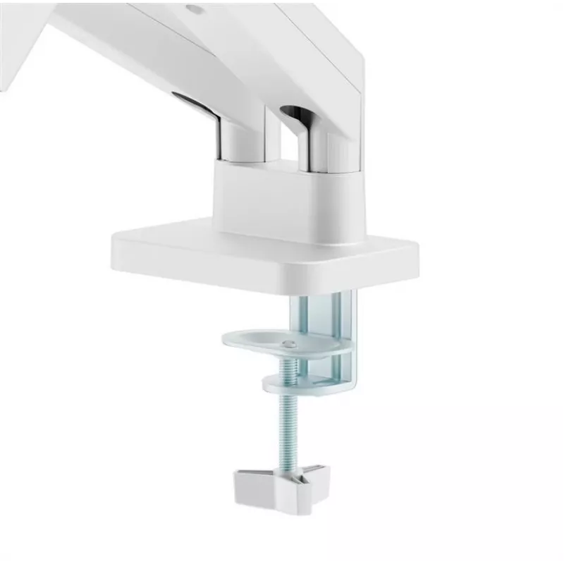 Monitorhouder GEMBIRD MA-DA2-06-W voor 17–32 inch beeldschermen, tafelklem-/railmontage, wit