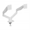 Monitorhouder GEMBIRD MA-DA2-06-W voor 17–32 inch beeldschermen, tafelklem-/railmontage, wit