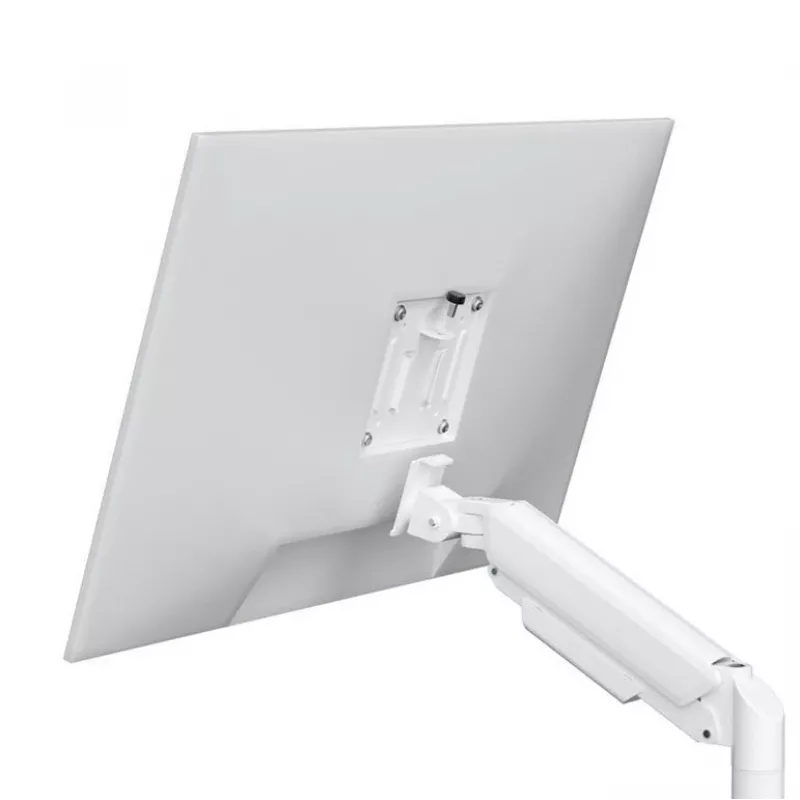 Monitorhouder GEMBIRD MA-DA2-06-W voor 17–32 inch beeldschermen, tafelklem-/railmontage, wit