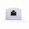Wandmontage afgeschermde netwerkdoos GEMBIRD 1×RJ45 categorie 6A FTP