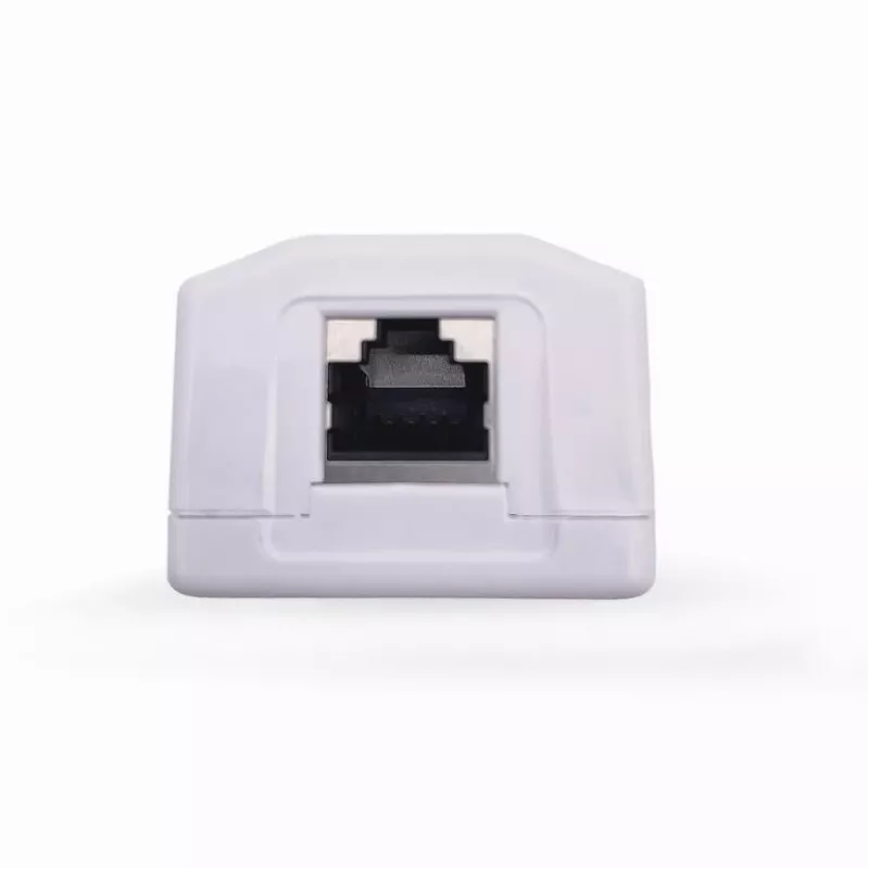 Wandmontage afgeschermde netwerkdoos GEMBIRD 1×RJ45 categorie 6A FTP