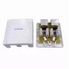 Wandmontage afgeschermde netwerkdoos GEMBIRD Gniazdo natynkowe 2×RJ45 Cat6A FTP