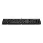 HP 125 bedraad toetsenbord full-size USB membraan zwart