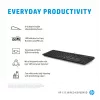 Bedraad full-size toetsenbord HP 125 – USB, membraanschakelaars, zwart