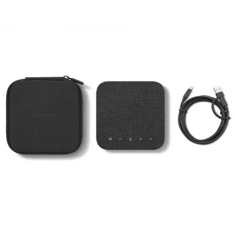 Lenovo speakerphone 4Y71Q47766 — pc Bluetooth, USB-C, Li-Ion-accu 4215 mAh, zwart