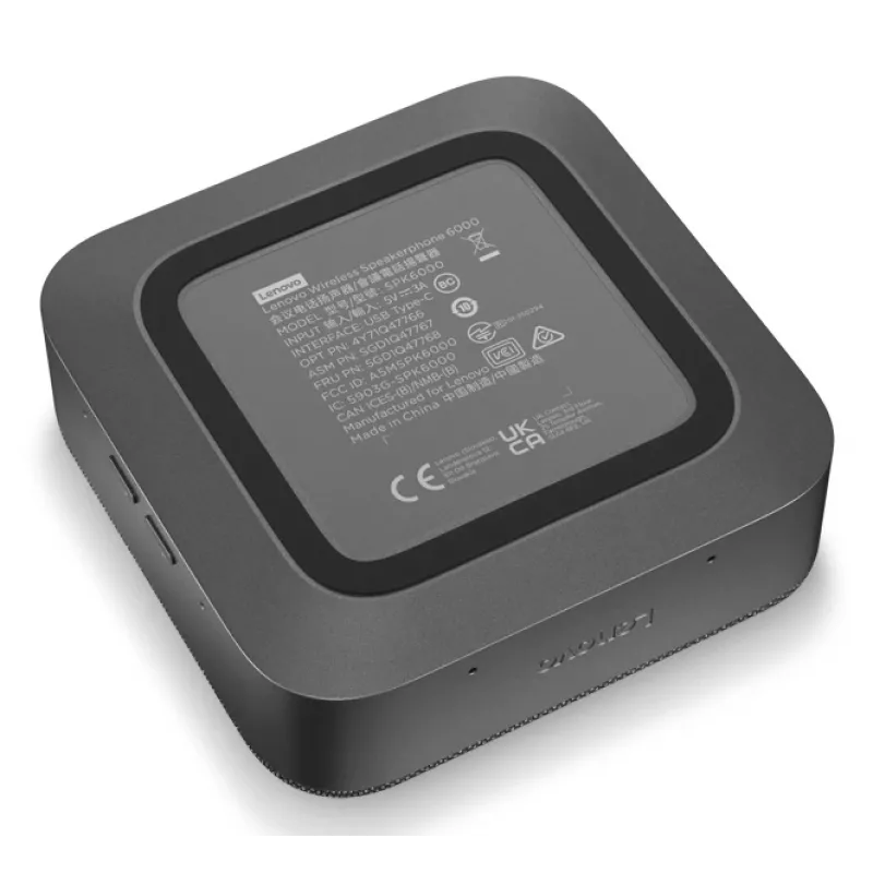 Lenovo speakerphone 4Y71Q47766 — pc Bluetooth, USB-C, Li-Ion-accu 4215 mAh, zwart