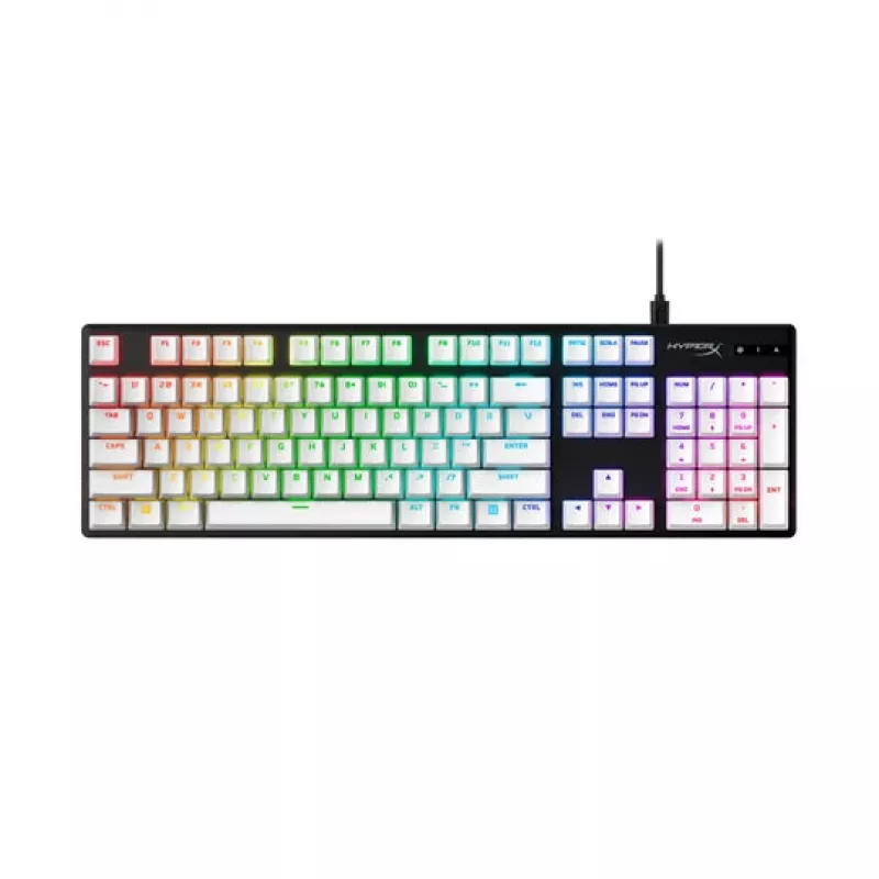 Toetsenbord keycapset, HP HyperX Full Key Set Keycaps, wit, compatibel met HyperX en de meeste mechanische toetsenborden