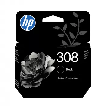 HP 308 2-pack zwart/driekleurig originele inktcartridge-combinatie, standaardbereik, zwart, cyaan, magenta, geel, kleurstofinkt, pigmentinkt, 2 stuks, 160 pagina's
