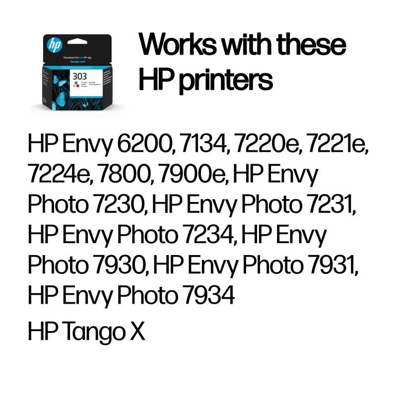 HP 303 driekleurige originele inktcartridge