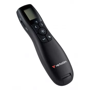 Verbatim Keynote draadloze presenter met lcd-display, RF, USB, 30 m, zwart