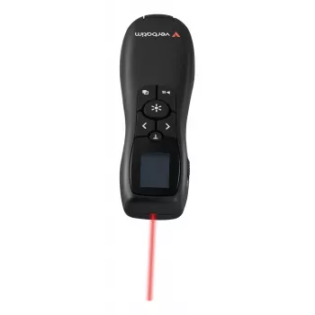 Verbatim Keynote draadloze presenter met lcd-display, RF, USB, 30 m, zwart