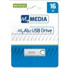 MyMedia MyAlu USB 3.2 Gen 1 USB-stick 16 GB USB Type-A 3.2 Gen 1 (3.1 Gen 1) zilver