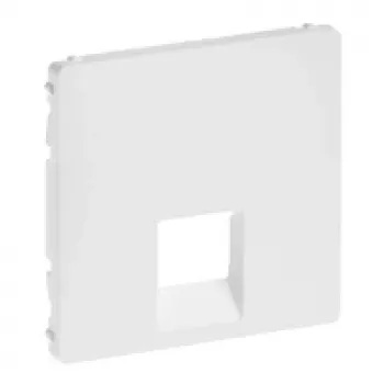 Legrand Valena Life RJ11/RJ45 1-voudige afdekplaat, Ultra White