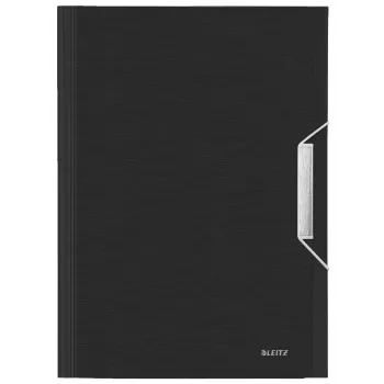 Leitz uitschuifbare concertina-map PP, A4, polypropyleen (PP), zwart, 250 vel, 80 g/m², 6 vakken