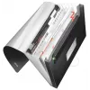 Leitz uitschuifbare concertina-map PP, A4, polypropyleen (PP), zwart, 250 vel, 80 g/m², 6 vakken