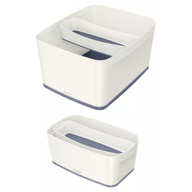 Esselte 5258-10-01 opbergbak rechthoekig acrylonitril-butadieen-styreen (ABS) grijs, wit