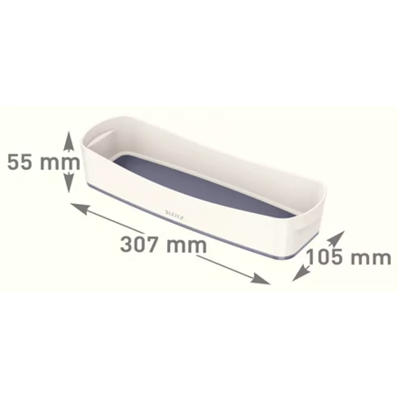 Esselte 5258-10-01 opbergbak rechthoekig acrylonitril-butadieen-styreen (ABS) grijs, wit