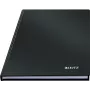 Leitz notebook Solid Hardcover A5 gelinieerd 90 g 80 vel, monochroom, zwart, A5, 80 vel, glanzend, 80 g/m²