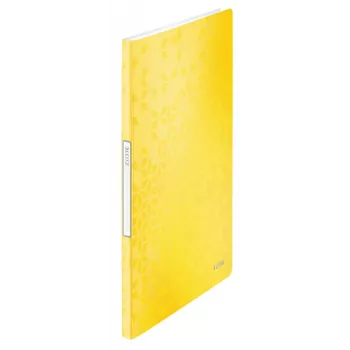 Leitz displayboek WOW PP 20 vakken, geel, polyvinylchloride (PVC), 20 vakken, A4, 231 mm, 13 mm