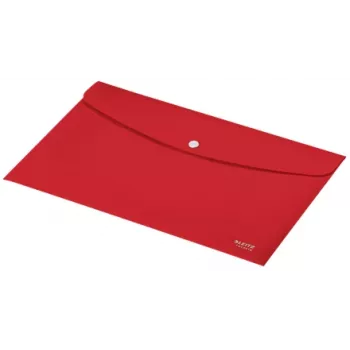 Leitz Recycle documentenmap, omslagmap, A4, polypropyleen (PP), rood, liggend, 60 vel