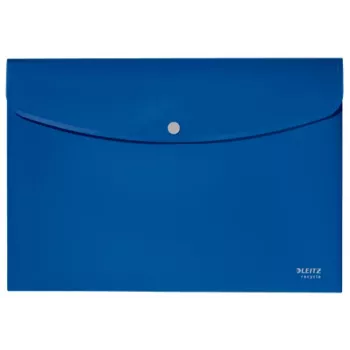 Leitz Recycle documentenmap, omslagmap, A4, polypropyleen (PP), blauw, liggend, 60 vel