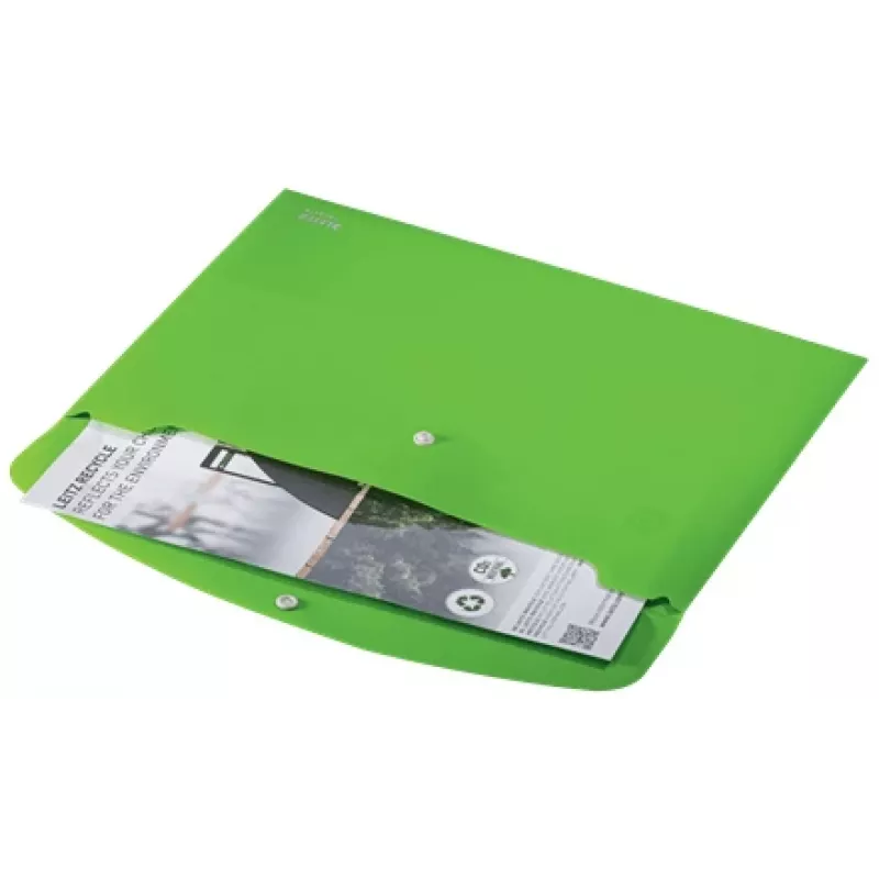 Leitz Recycle documententas, insteekmap, A4, polypropyleen (PP), groen, liggend, 60 vel