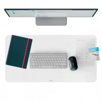 Leitz grote transparante bureaumat, transparant, polyvinylchloride (PVC), 360 mm, 700 mm, 1 mm, 300 g