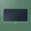 Leitz Large Felt Desk Mat, donkergrijs, vilt, 360 mm, 700 mm, 3 mm, 400 g