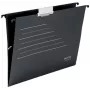 Leitz Alpha® Recycle kartonnen hangmap, A4, zwart, karton, 80 g/m², 150 vel, 348 mm