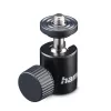 Statiefkogelkop HAMA 00005000, 1/4 inch schroefdraad, 38 mm hoogte, zwart