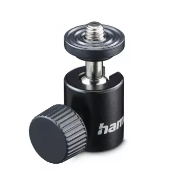 Statiefkogelkop HAMA 00005000, 1/4 inch schroefdraad, 38 mm hoogte, zwart