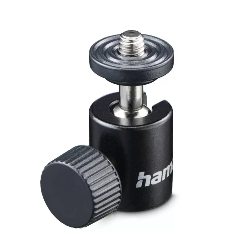 Statiefkogelkop HAMA 00005000, 1/4 inch schroefdraad, 38 mm hoogte, zwart