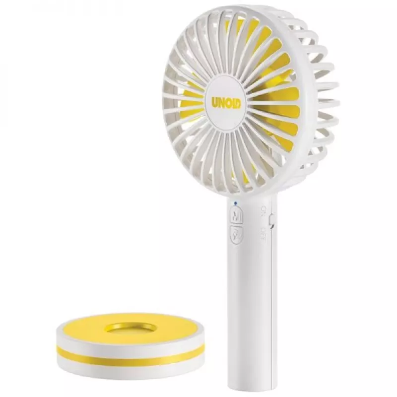 Unold Breezy 86610 handventilator, wit/geel